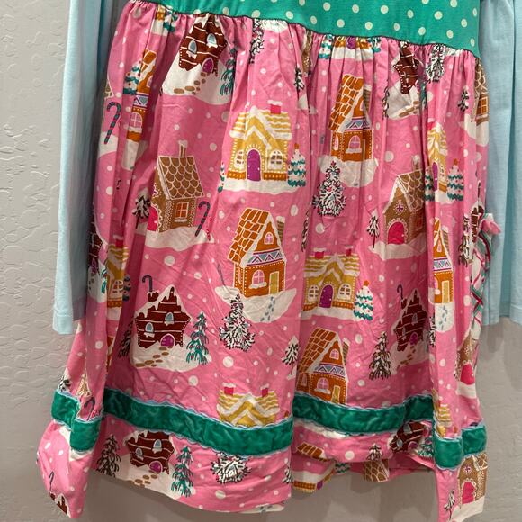 Matilda Jane Gingerbread Village Christmas Holiday Dress - Picture 4 of 10